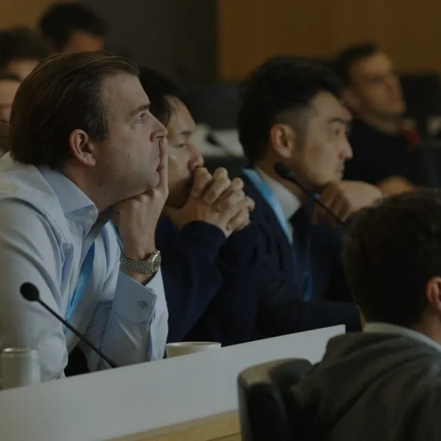 Lecture room with attendees