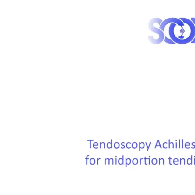 Achilles Tendoscopy for midportion tendinopathy