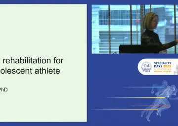 Anterior cruciate ligament rehabilitation for the 10 to 18 year old adolescent athlete