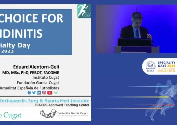 Treatment of choice in calcific tendinopathy