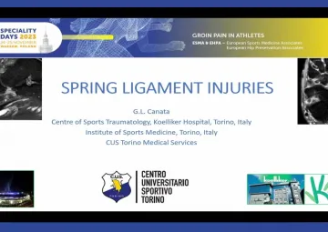 Spring ligament injuries